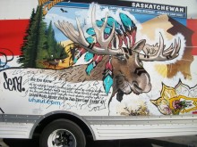 “Marty Moose” Uhaul truck