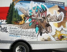 “Marty Moose” Uhaul truck